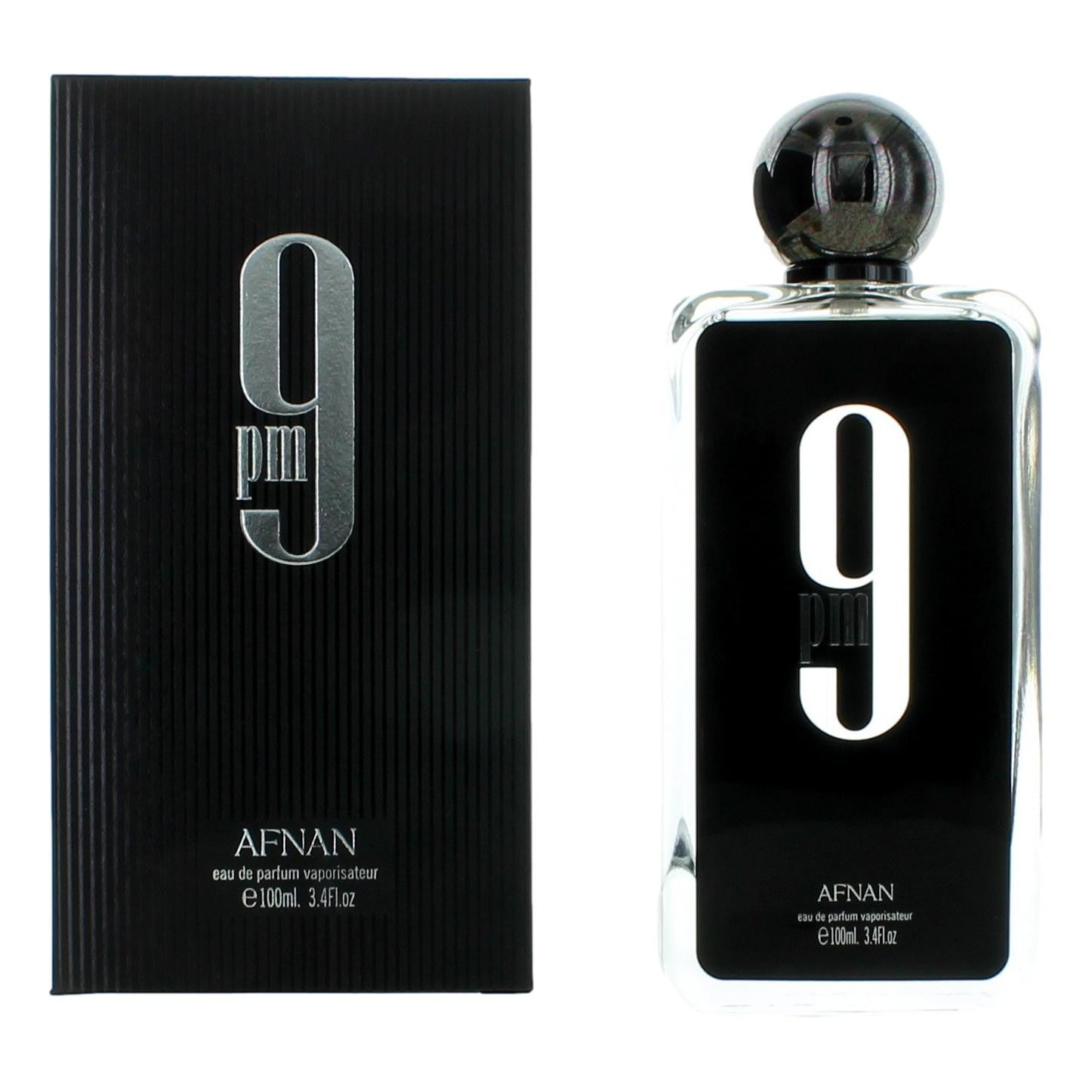 Bottle of 9 PM by Afnan, 3.4 oz Eau De Parfum Spray for Men